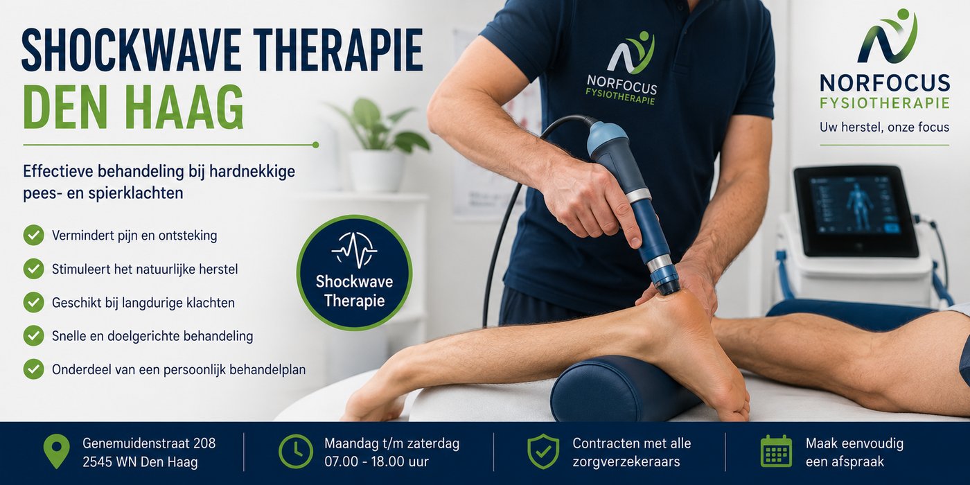 Shockwave therapie Den Haag: effectief bij langdurige pees- en spierklachten