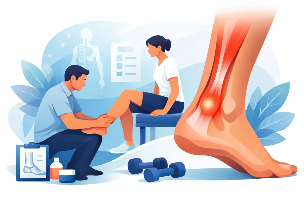 Achillespeesklachten behandelen met fysiotherapie